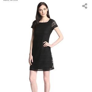 Andrew Marc black lace dress, size 14. Like new.